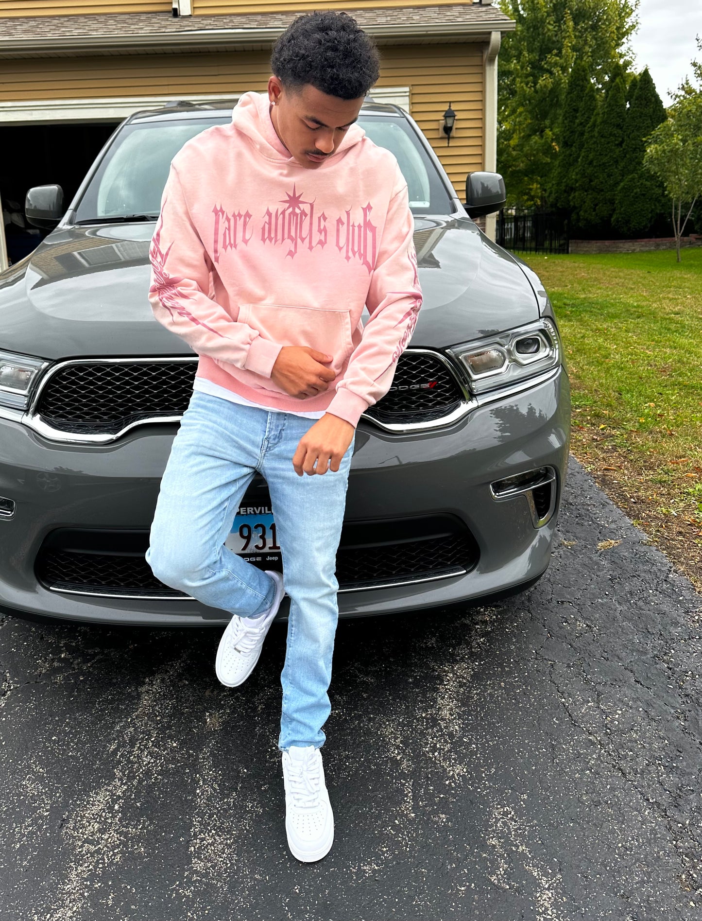 Pink Hidden By Imperfections hoodie